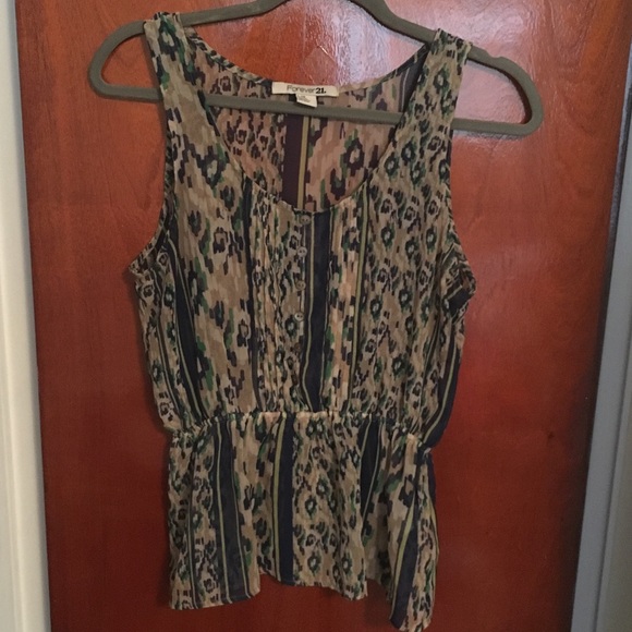 Forever21 Sheer blouse - Picture 2 of 4